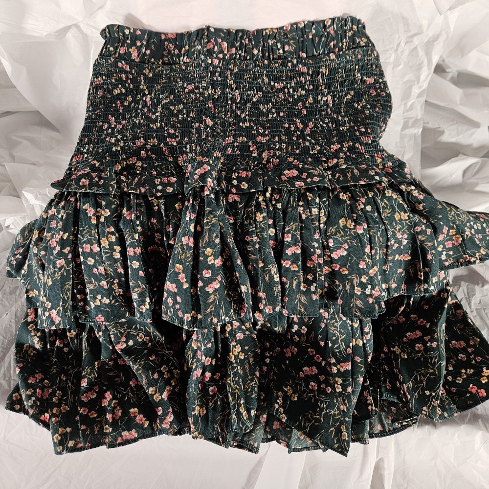 Olive & Bette Floral Smocked Skirt